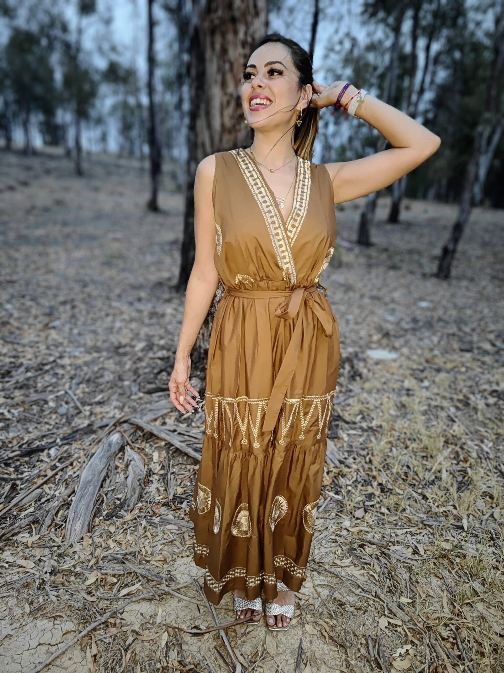 VESTIDO GOLD PARADISE - 8