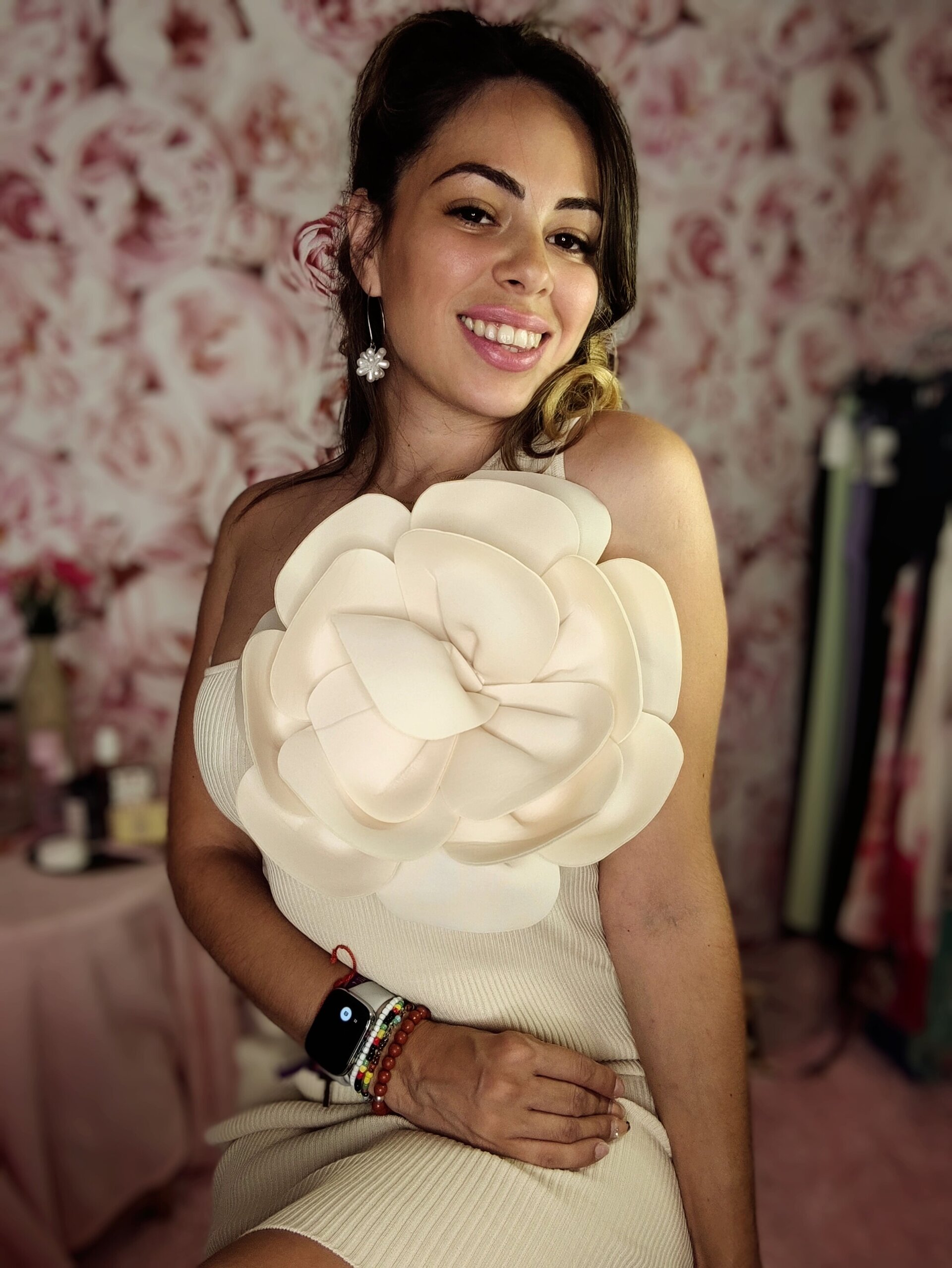 VESTIDO ORGANZA FLOR - 2